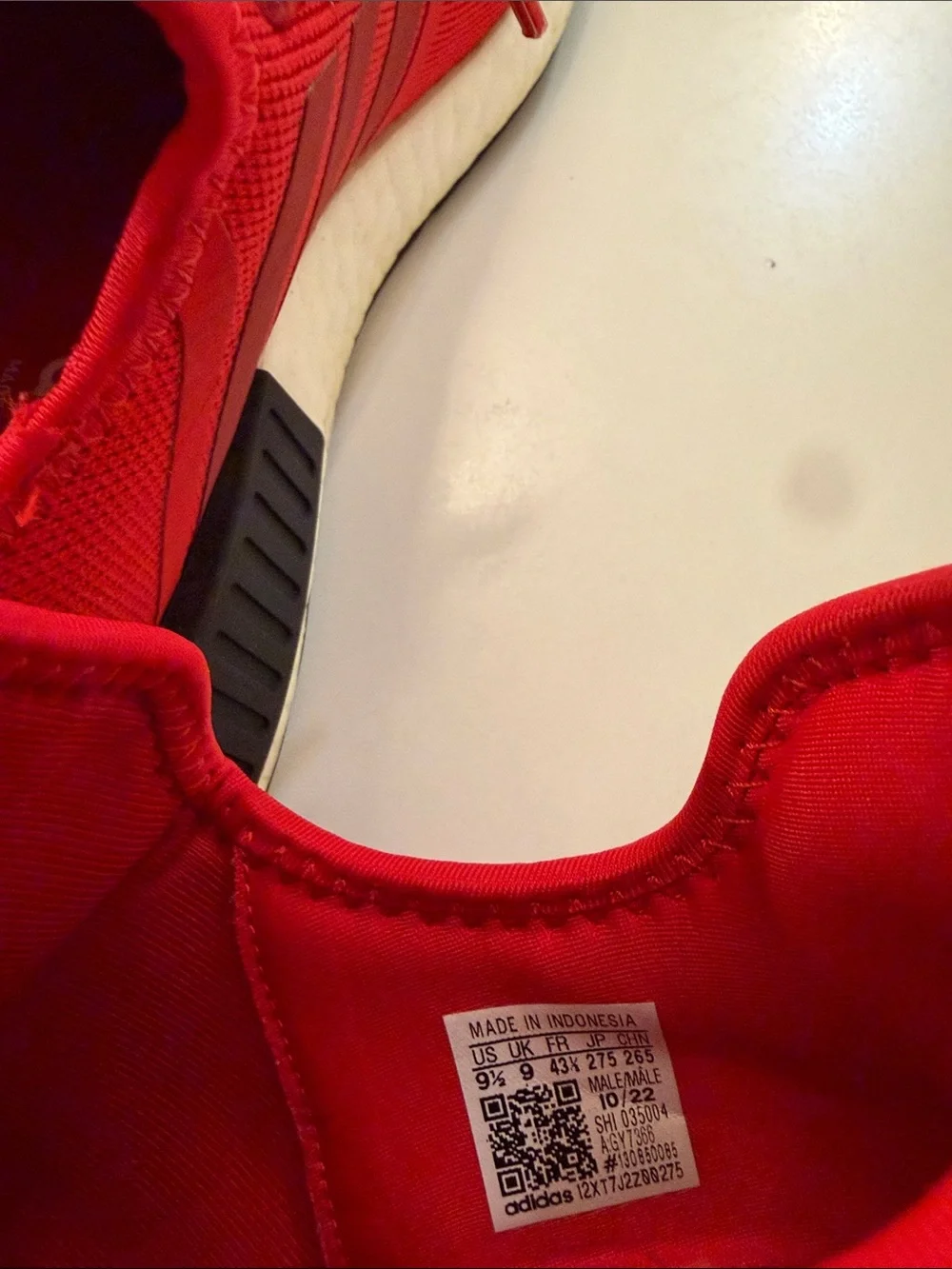 adidas Red Athletic NMD R1 Trainers